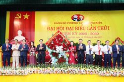 Đồng chí Phó Bí thư Thường trực Tỉnh ủy Đinh Thị Lụa dự và chỉ đạo Đại hội Đảng bộ phường Lý Thường Kiệt, nhiệm kỳ 2025-2030