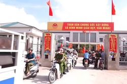 Công an xã Bình Minh ra quân cao điểm tấn công trấn áp tội phạm