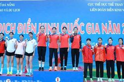 Đoàn vận động viên Ninh Bình giành 2 Huy chương Vàng tại Giải vô địch Điền kinh Quốc gia 2025
