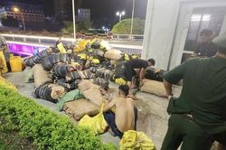 Thu giữ hơn 10 tấn thực phẩm đông lạnh nhập lậu tại cửa khẩu quốc tế Lào Cai