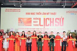 'Những ngày tháng lịch sử' – Triển lãm mỹ thuật kỷ niệm 80 năm Cách mạng Tháng Tám và Quốc khánh 2/9