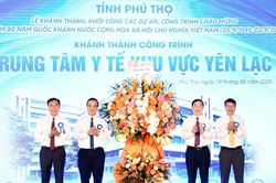 Phó Bí thư Tỉnh ủy Bùi Huy Vĩnh dự lễ khánh thành Dự án xây dựng, nâng cấp Trung tâm Y tế khu vực Yên Lạc
