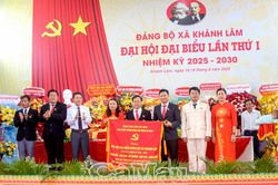 Đồng chí Huỳnh Minh Nguyên giữ chức vụ Bí thư Đảng ủy xã Khánh Lâm nhiệm kỳ 2025-2030