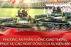Chi tiết thời gian, tuyến đường phân luồng giao thông phục vụ Tổng hợp luyện và Sự kiện A80