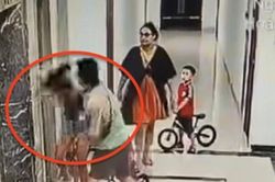 Tạm giam đối tượng hành hung người phụ nữ tại sảnh thang máy chung cư tại Hà Nội
