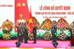 Công bố quyết định thành lập Bộ Tư lệnh Pháo binh-Tên lửa