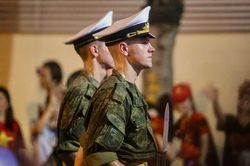 Cận cảnh quân đội Nga, Lào và Campuchia hợp luyện diễu binh 2/9