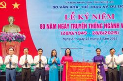 Nghệ An kỷ niệm 80 năm ngày truyền thống ngành Văn hóa