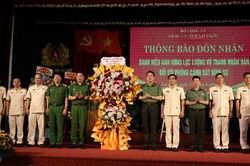 Phòng Cảnh sát Hình sự (Công an tỉnh) đón nhận danh hiệu Anh hùng Lực lượng vũ trang nhân dân