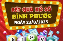 Kết quả xổ số Bình Phước hôm nay 23/8/2025 - Trực tiếp XSBP 23/8