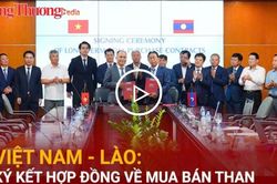 Việt Nam - Lào: Ký kết hợp đồng về mua bán than