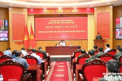 Thủ tướng Phạm Minh Chính chỉ đạo công tác phòng, chống bão số 5 tại Sở Chỉ huy tiền phương ở Nghệ An