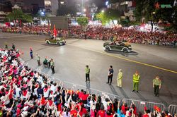 Những hình ảnh ấn tượng trong buổi tổng hợp luyện diễu binh, diễu hành lần thứ hai