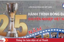 Ra mắt cuốn sách về “25 năm hành trình bóng đá chuyên nghiệp Việt Nam”