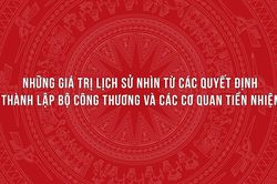 Những giá trị lịch sử nhìn từ các quyết định thành lập Bộ Công Thương và các cơ quan tiền nhiệm