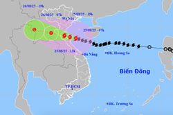 Bão số 5 Kajiki suy yếu thành áp thấp nhiệt đới
