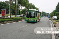 Tăng cường 11 tuyến buýt kết nối Trung tâm Hội chợ triển lãm quốc gia
