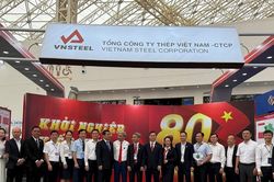 VNSTEEL tại Triển lãm thành tựu đất nước A80: Khát vọng số hóa, viết tiếp trang sử vẻ vang ngành công nghiệp nặng