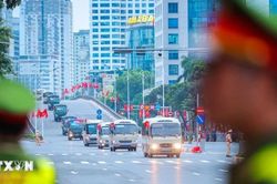 Lịch cấm đường phục vụ Tổng duyệt diễu binh, diễu hành A80 ngày 30/8