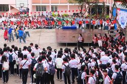 Hơn 1.000 học sinh Trường THPT Chuyên Thoại Ngọc Hầu tham gia Ngày hội 'Thoai Ngoc Hau Club Day'