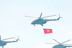 Ấn tượng dàn trực thăng, máy bay trong ngày tổng duyệt diễu binh, diễu hành 80 năm Quốc khánh