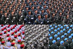 Những khung hình diễu binh mãn nhãn, đều tăm tắp ở Ba Đình