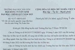Nhập học mới biết con không trúng tuyển