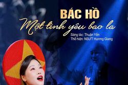 NSƯT Hương Giang với dự án âm nhạc đặc biệt 'Vang mãi bản hùng ca dân tộc'
