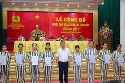 Ninh Bình: Công bố Quyết định đặc xá cho hơn 600 phạm nhân