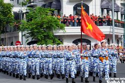 Các khối diễu binh của quân đội nhân dân Việt Nam tại A80