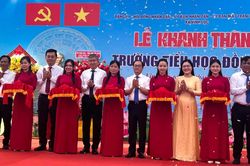 Khánh thành Trường Tiểu học Đồng Đen tại xã Vĩnh Lộc