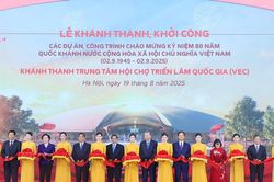 Tổ chức khánh thành, khởi công các công trình lớn chào mừng Đại hội đại biểu toàn quốc lần thứ XIV của Đảng