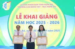 Trường Cao đẳng Việt - Đức khai giảng năm học mới 2025 - 2026