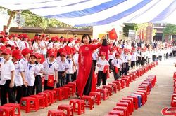 Trường TH&THCS 14-6, phường Vân Sơn, phấn khởi bước vào năm học mới