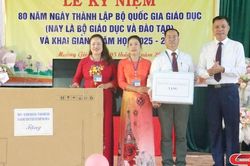 Trường Tiểu học Mường Giôn khai giảng năm học mới