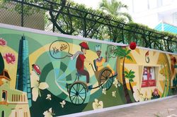 Khánh thành tranh tường cổ động tình hữu nghị Việt Nam - Cuba