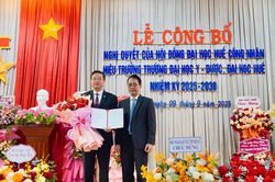 GS.TS Nguyễn Vũ Quốc Huy giữ chức Hiệu trưởng Trường Đại học Y - Dược Huế