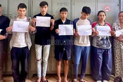 Tạm giữ hình sự 7 đối tượng gây rối trật tự công cộng tại phường Sa Pa