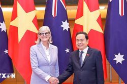 Chủ tịch Quốc hội Trần Thanh Mẫn hội kiến Toàn quyền Australia Sam Mostyn