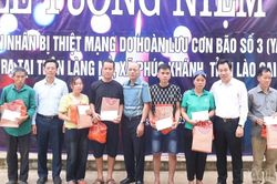 Lễ tưởng niệm các nạn nhân bị thiệt mạng do hoàn lưu bão số 3