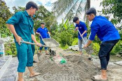 Dấu ấn của tuổi trẻ qua những công trình dân sinh