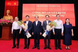 Công bố một loạt nhân sự mới Bộ GD-ĐT