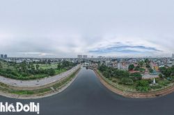 Hình ảnh về sông Tô Lịch sau 3 ngày được bổ cập nước từ hồ Tây