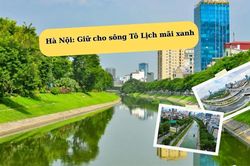 Hà Nội: Giữ cho sông Tô Lịch mãi xanh