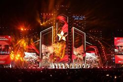 Concert nghệ thuật 'Tôi yêu Tổ quốc tôi' và màn bắn pháo hoa sẽ khép lại Triển lãm thành tựu đất nước