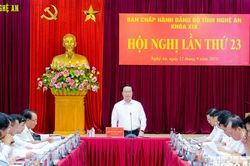Ban Chấp hành Đảng bộ tỉnh thống nhất các nội dung, văn kiện trình Đại hội đại biểu Đảng bộ tỉnh lần thứ XX, nhiệm kỳ 2025 - 2030