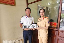 Công tác đăng ký xe: Hiệu quả, kịp thời, thuận lợi cho người dân