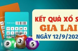 Kết quả xổ số Gia Lai hôm nay 12/9/2025 - XSGL 12/9