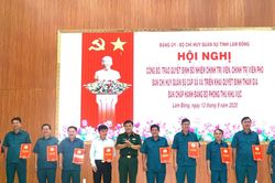 Lâm Đồng bổ nhiệm Bí thư Đảng ủy cấp xã đảm nhiệm chức vụ Chính trị viên Ban CHQS