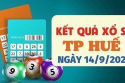 Kết quả xổ số Huế hôm nay 14/9/2025 - XSTTH 14/9